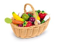 Janod Spiellebensmittel "Obst- und Gemüse Sortiment im Korb"