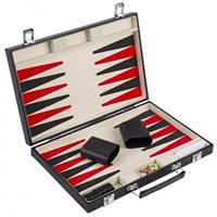 Longfield Games Backgammon in Koffer Zwart