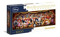 Clementoni Puzzle 1000 Teile Disney Panaroma Collection - Disney Orchester