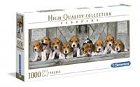 Clementoni High Quality Collection Panorama Puzzel Beagles 1000...
