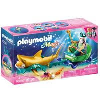 Playmobil Magic - Koning der zeeën met haaienkoets