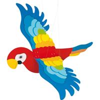 Goki Wooden Swing Figure Parrot