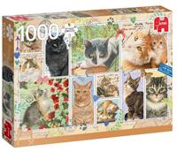 Jumbo Cat Stamps 1000 Teile Puzzle Jumbo-18813