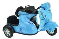 Toi-Toys Speelgoed Scooter met Zijspan - Blauw