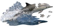 Carletto Deutschland; Madd Cap Carletto 884006 - MADD CAPP, Animal Shaped Puzzle, I AM LiL' DOLPHIN, Delfin, 100 Teile