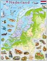 Larsen Rahmenpuzzle - Die Niederlande (auf Holländisch) 68 Teile Puzzle Larsen-K79-NL