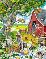 SpelHobby Larsen legpuzzel Maxi de imker bij de bijen 53 stukjes