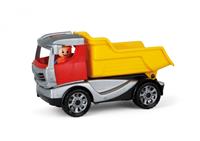 LENA 01620 - Truckies Kipper, Lastwagen, mit Spielfigur, Sandspielzeug