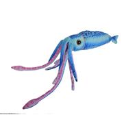 Wild Republic Pluche blauwe octopus/inktvis knuffel 38 cm speelgoed Blauw