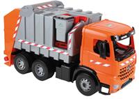 LENA Starker Riesen Müllwagen Arocs m. Aufkleb orange