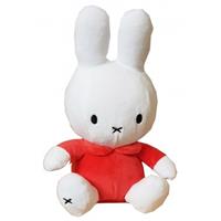 Pluche wit/rode Nijntje knuffel 25 cm baby speelgoed Wit