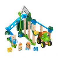 Fisher-Price houten recycling centrum