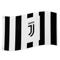 Merchandise Juventus Vlag Logo - Zwart/Wit