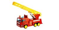 Toi-Toys Constructie/Brandweer Truck Speelgoed - 2 stuks