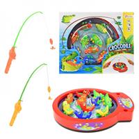 Toi-Toys hengelspel krokodil 13-delig 30 cm multicolor