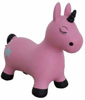 Jamara Hüpftier Einhorn pink mit Pumpe