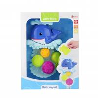 Toi-Toys badspeelset met zuignap blauw