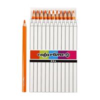 Creativ Company Triangular Jumbo colored pencils - Oranje 12pcs.