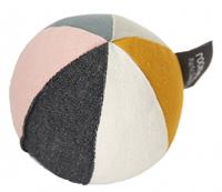 Roommate zachte bal met rammelaar R1 10 cm multicolor