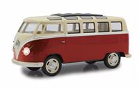 Jamara schaalmodel Volkswagen T1 Bus die cast 1:24 rood