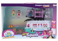 Toi-Toys Girl Squad camper speelset 15 delig 43 cm