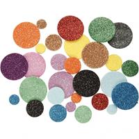 Creativ Company Foam Shapes Glitter Circles 150pcs.