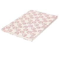 Bellatio 5x Kaftpapier bloemen met hartjes print 200 x 70 cm rollen Multi