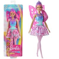 Mattel Barbie Dreamtopia Fee (pinke Haare) Puppe mit Flügeln, Anziehpuppe, Modepuppe