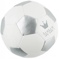 BamBam speelbal Football Lagoon kunstleer 11 cm wit/zilver