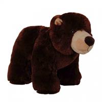 Pluche bruine beer/beren knuffel 35 cm speelgoed Bruin