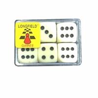 Longfield games Dobbelstenen 18 stuks voordeel set Multi