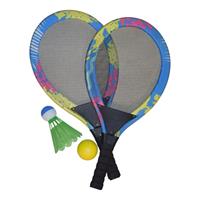 Pro Beach beach ball rackets multicolor 4 delig