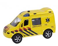 2-playtraffic 2-Play Traffic 2-Play Die-cast Pull Back Ambulance NL Light and Sound