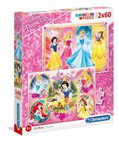 Clementoni 2x60 pcs. Puzzels Kids Special Collection Princess