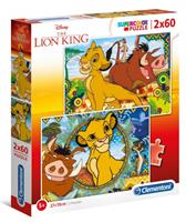 Clementoni 2x60 pcs. Puzzles Kids Special Collection Lion Kin Boden