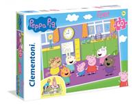 Clementoni Puzzle »Bodenpuzzle - Peppa Pig«, 40 Puzzleteile, Made in Europe