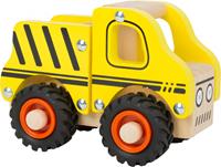 Small Foot Bouw voertuig geel 13 x 7 x 10 cm