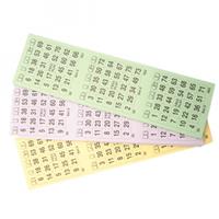 7x blok Bingo kaarten 1-75 nummers Multi