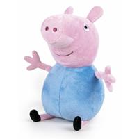 Peppa Pig Pluche /Big knuffel in blauwe outfit 42 cm speelgoed Roze