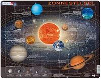 Larsen Rahmenpuzzle - Zonnestelsel (Holländisch) 70 Teile Puzzle Larsen-SS1-NL