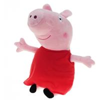 Peppa Pig Pluche /Big knuffel met rode outfit 28 cm speelgoed Roze