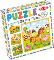 Tactic My First Puzzle - On the Farm (4x6 stukjes)