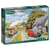 Falcon Parcel for Canal Cottage 1000 Teile Puzzle Jumbo-11299