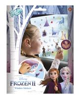Totum raamstickers Frozen 2 4 stickervellen 70 stickers