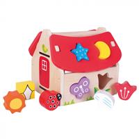 New Classic Toys vormenstoof huis hout