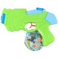 1x Waterpistolen/waterpistool groen van 19 cm 30 ml kinderspeelgoed Multi