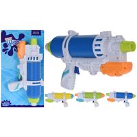 2x Waterpistolen/waterpistool groen/wit van 34 cm kinderspeelgoed Multi