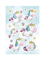 Herma stickers Magic Unicorn meisjes 12 x 8,4 cm folie