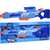 2x Waterpistolen/waterpistool blauw van 77 cm kinderspeelgoed Blauw