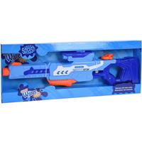 1x Grote waterpistolen/waterpistool blauw van 77 cm kinderspeelgoed Blauw
